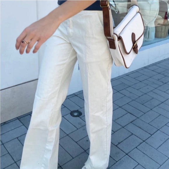 Brandy Melville fleur white pants - Picture 8 of 8